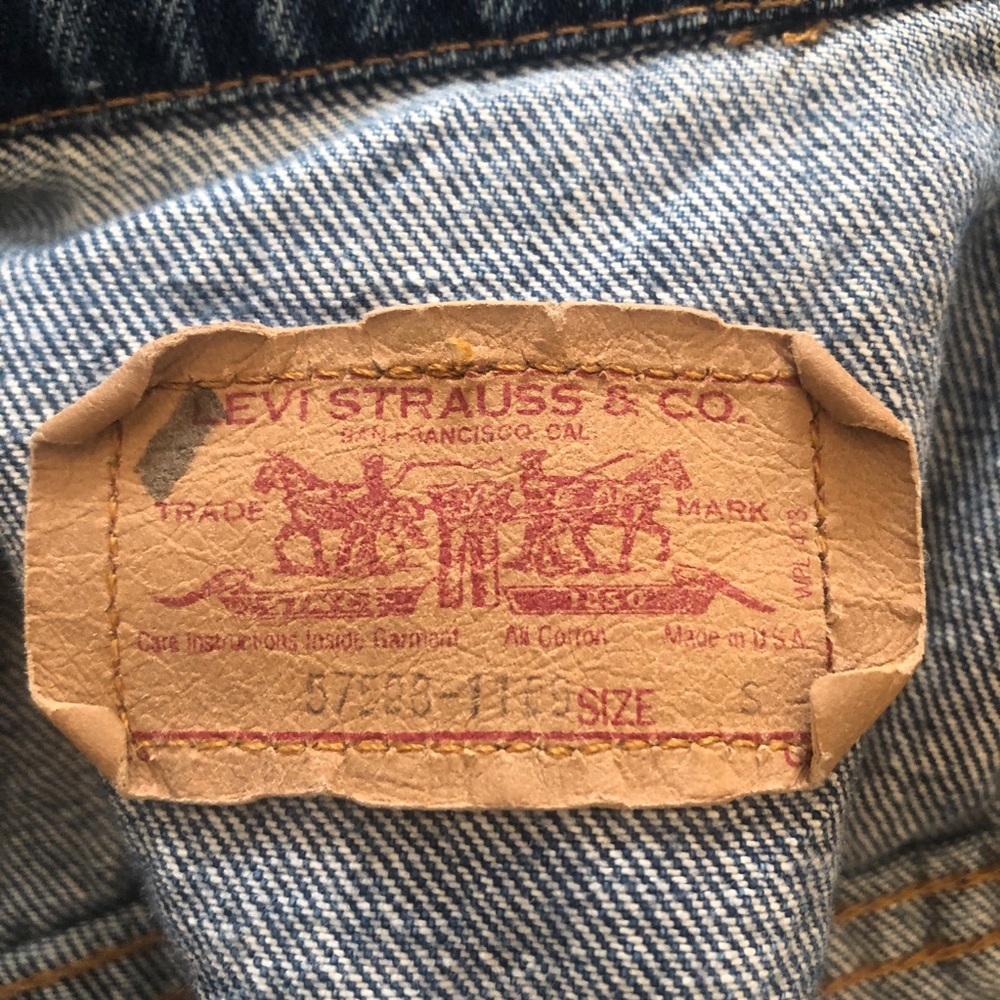 LEVI’S VTG Trucker Denim Jean Jacket 57508-1109 - Picture 9 of 15
